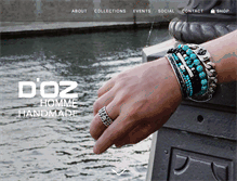 Tablet Screenshot of dozpourhomme.com